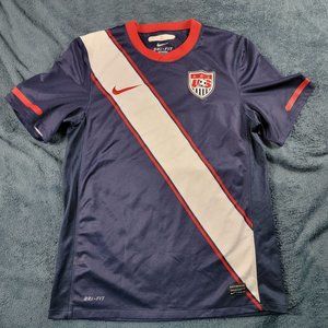 Nike Adults Small Dark Blue Soccer Jersey Shirt USA Away Short Sleeve Athletic